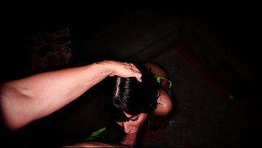 Beautiful Latina Rides A Big White Cock And Takes The Cum In Her Mouth! Dave Candle